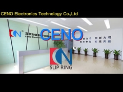 홀 원축을 통한 1 채널 기가비트 이더넷 슬립 링