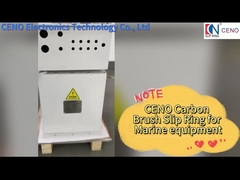 해양 응용프로그램을 위한 결합봉과고 전류 탄소 브러시 슬립 링 IP54