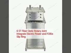 6 ST 광섬유 회전 관절 통합 전기 전력 및 FORJs 슬립 링