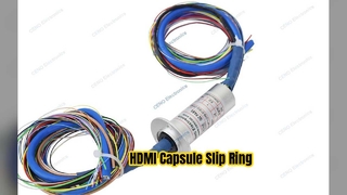 이더넷이 포함된 HDMI 캡슐 슬립 링