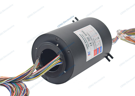 ID60mm & 500Rpm를 가진 전형적인 구멍을 통해 슬리프 링 자동 산업 시스템