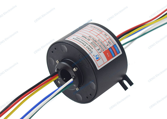 6 회로 10Amp 전기 전원 슬라이드 링 12mm 공업용