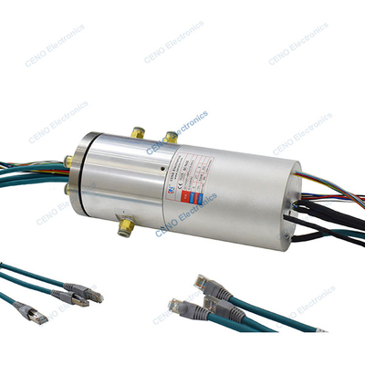 전력 인코더와 이더넷 신호와 함께 Pneumatic 수압 회전 조합을 통합