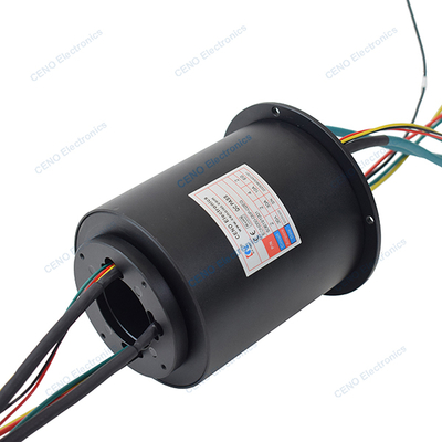 Electric Power Through Hole slip ring with Ethernet Signal for Industry
