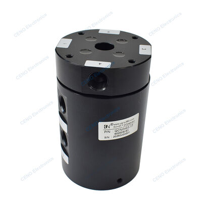 4 channels pneumatic rotary union with 0.8MPa gas slip ring for industry robot